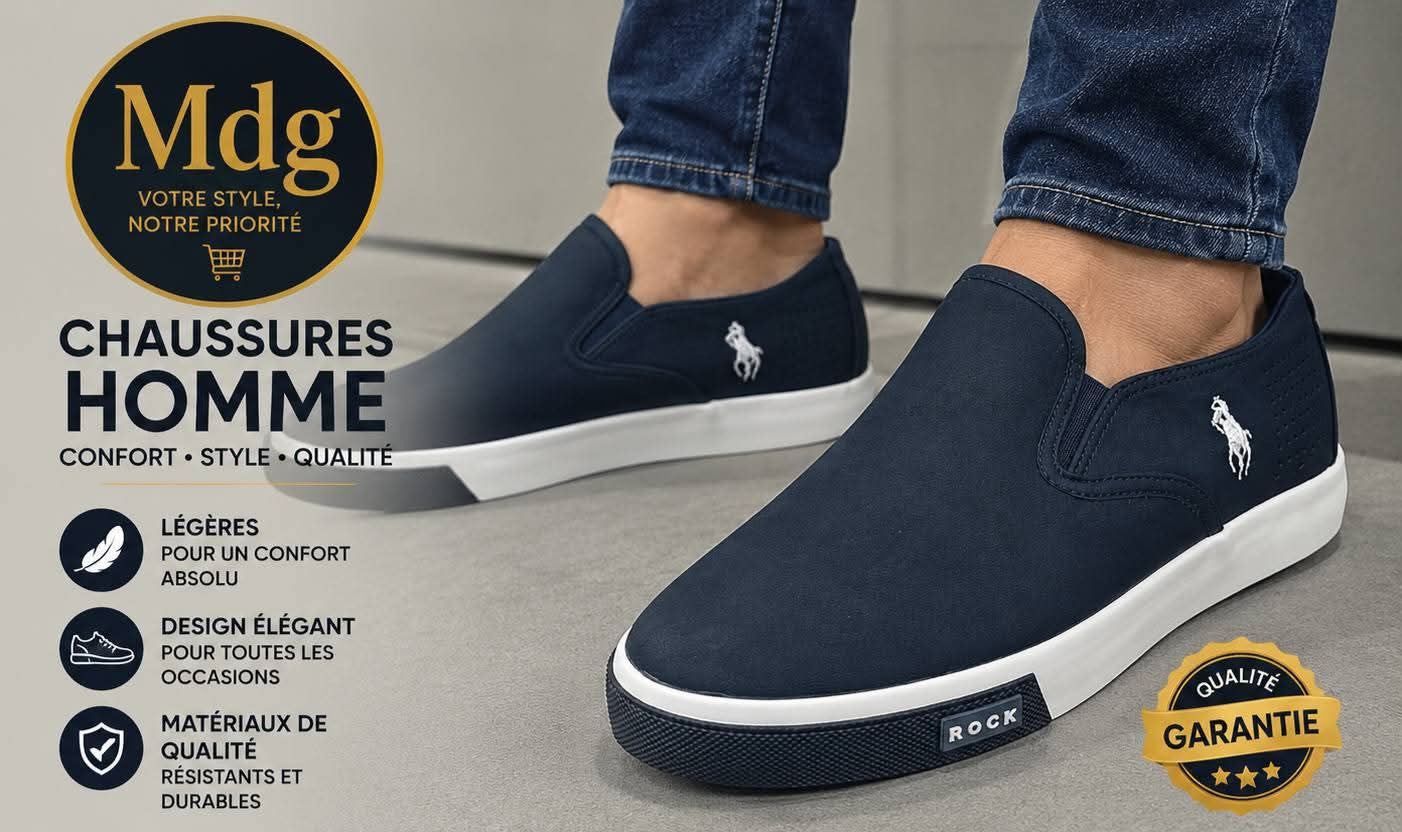 slip-on de style décontracté