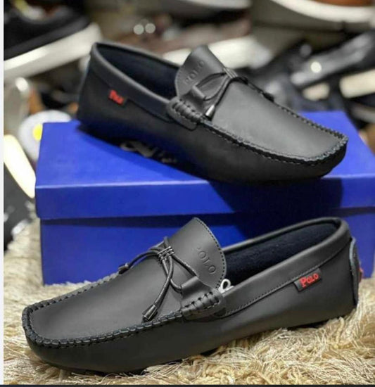 Mocassin en cuir