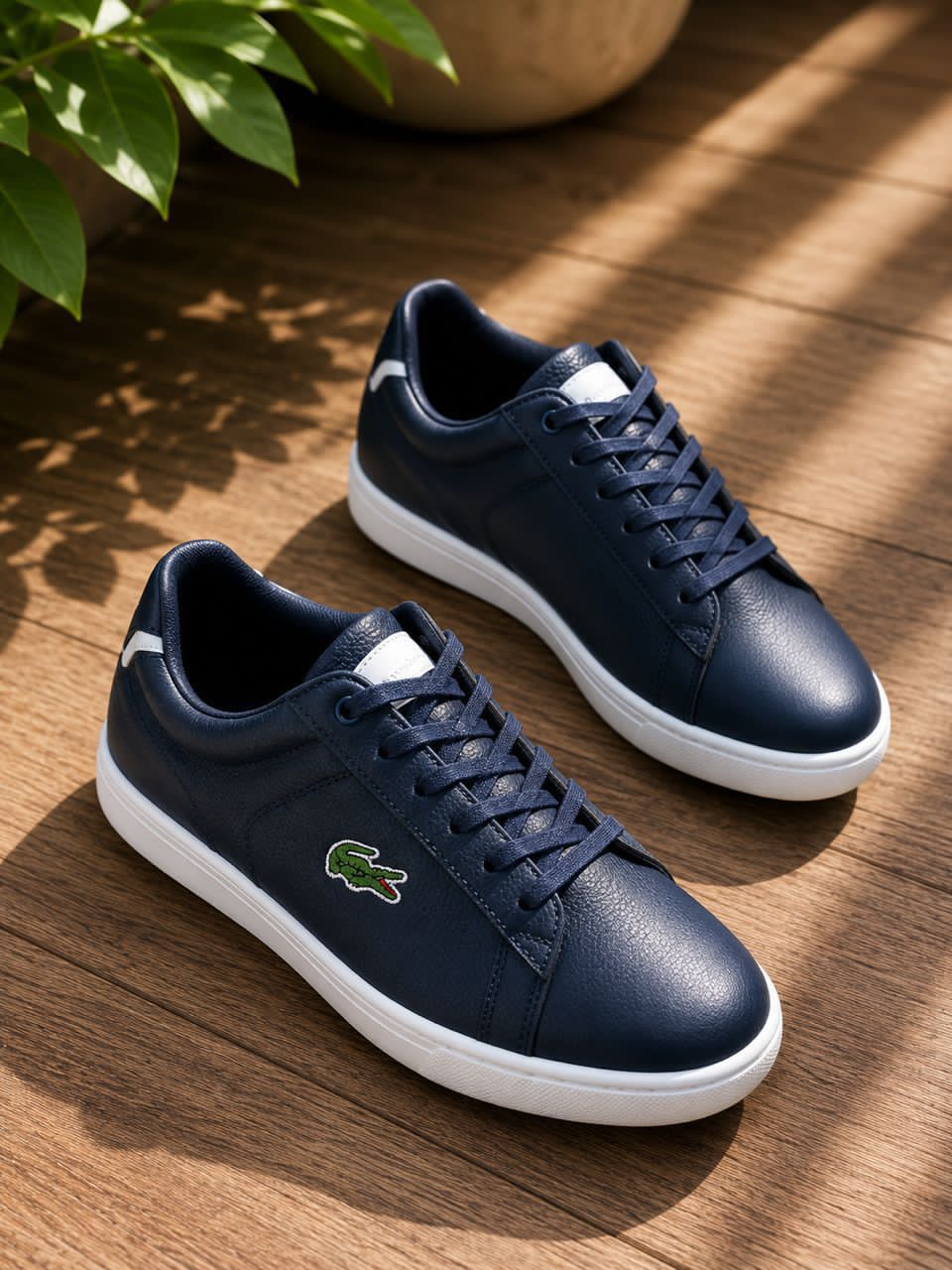 Lacoste en cuir